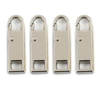 Tirazip, sostituzione della testa della cerniera, linguetta di estrazione delle cerniere in metallo, gancio a molla, cursore della cerniera staccabile, kit di riparazione della cerniera for zaino e ca