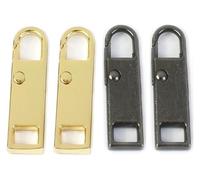 Tirazip, sostituzione della testa della cerniera, linguetta di estrazione delle cerniere in metallo, gancio a molla, cursore della cerniera staccabile, kit di riparazione della cerniera for zaino e ca