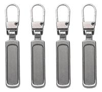 Tirazip, sostituzione della testa della cerniera, linguetta di ricambio for tirazip staccabile, kit di riparazione della testa dei cursori della cerniera for valigie, bagagli, zaini, borse, cappotti(4