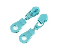 Tirazip Staccabile 5Pcs Zipper Heads For Zippers Bag Zip Puller Sliders Zips Repair Kits DIY Sewing Garment Replacement Accessories(LightBlue)