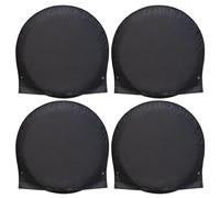 Tire Cover - 4X Trailer Wheel Cover Tire Protector - Oxford Fabric Vehicle Masintenance Wheel Guard For Caravan Truck RV Yard Roadside Uses And Others