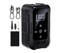 Tire Inflator, Cordless Inflator, Digital Display Pump, 5.51x3.15in Rechargeable Battery Powered Design, Real Time Pressure Monitoring for Road Trips, Vehicle Care, Motorcycle