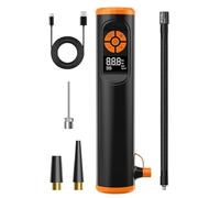 Tire Inflator - LED Lights Digital Display Car Tire Air Pump Portable | Feature With Fast-Fill Inflator Design | Motorcycle Bike Electric Scooter Inflatable Toys Pool Floats Ideal For Home Garage Out