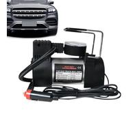 Tire Inflator Portable | 12V DC-Powered with Pressure Gauge | Electric Air Pump Portable Tire Inflator - for Pool Floats Ball Inflatables Balloo5647ns Outdoor Road Trip Camping Survival Vehicle Bike