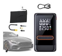 Tire Inflator Portable Air Compressor, Electric Pump with Pressure Gauge, Compact Fast-Fill Design, for Vehicle Motorcycle, Car, Truck, Use Outdoor and More Men Women