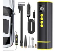 Tire Inflator Pump Car - 150psi Cordless Tire Inflator | Portable Air Compressor,Electric Cordless Gauge Pressure For Bike Truck Auto, Motorcycle Automotive Balls Bicycle Bike Car