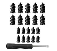 Tire Repair Rubber Screws - Fast Fix Plug Tool for Roadside Assistance, Long Distance Travel, and Daily Commuting with Self-Sealing Nail Function, Vehicle Maintenance Kit for Cars, SUVs, Motorcycles