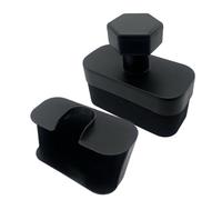 Tire Shine Applicator, Polishing Sponge Brush,6,3 x 5,12 x 3,15 Inches Auto Wheel Tool, non Slip Handle Accessory for Sedan Vehicle Detailing and Practical Use by Rental Companies or Car Cleaning