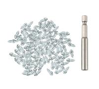 Tire Studs for Snow & Ice | 100 x Tungsten Steel Car Tire Spikes with Installation Tool | Snowmobile Stud Cleats for Motorcycles, ATV, SUV, and Car Tires