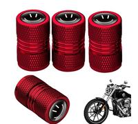 Tire Valve Cap - Air Cap Tire Covers | Dust Caps for Car | Valve Caps for All Vehicles Tires | Valve Stem Covers Aluminum Alloy 4 Use for Trucks Suvs Bikes Motorcycles and Cycles