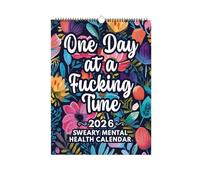 Tired Woman Calendar, Fu-ck It 2026, divertente calendario mensile da parete, 2026, calendario mensile per tutto l'anno, divertente da parete, agenda annuale