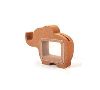 Tirelire - GRAINE CREATIVE - Rettangolare - OblÃ² trasparente - Legno - 15 x 11 x 3 cm