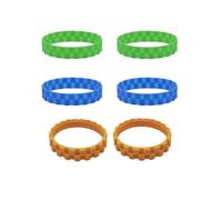 Tires ,Compatible for IROBOT ROOMBA ,Wheels Series 500, 600,700, 800 and 900,E5,I7+,S9, 676,980,698 Anti-Slip Vacuum Accessories(6 pcs)