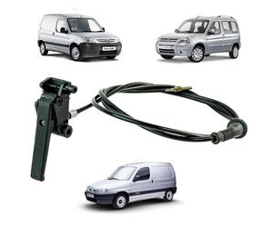 Tiretta apertura cofano compatibile per Berlingo e Partner (1996-2008) cavo + cerniera cofano| 7937.E9