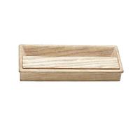 Tiretti porte scorrevoli Pomello in Rovere Legno massiccio maniglia fessura manopole nascoste per cassetti per armadietti,Maniglia piatta Quadrato da incasso (1)