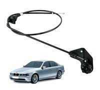 Tiretto apertura cofano compatibile per BMW serie 5 E39 (1995-2004) cavo + cerniera cofano| 51238176595| 8176595