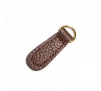 Tiretto for Cerniera 2 Pezzi 4cm Estrattore for Istantaneo Sostituzione della Riparazione del Cursore for Borsa Valigia Testa in Pelle Fai da Te Cucito Artigianale(Coffee)