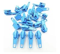 Tiretto generico for cerniera, tiretto for cerniera 10-100 pezzi 3#/5# Bobina in nylon Blocco automatico Estrattore for cerniera Strumento for cucire fai da te Cursore for cerniera 20 colori Sostituzi