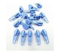 Tiretto generico for cerniera, tiretto for cerniera 10-100 pezzi 3#/5# Bobina in nylon Blocco automatico Estrattore for cerniera Strumento for cucire fai da te Cursore for cerniera 20 colori Sostituzi