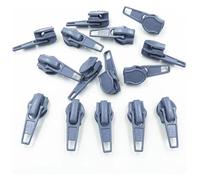 Tiretto generico for cerniera, tiretto for cerniera 10-100 pezzi 3#/5# Bobina in nylon Blocco automatico Estrattore for cerniera Strumento for cucire fai da te Cursore for cerniera 20 colori Sostituzi