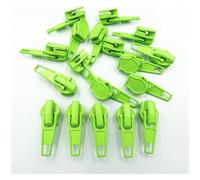 Tiretto generico for cerniera, tiretto for cerniera 10-100 pezzi 3#/5# Bobina in nylon Blocco automatico Estrattore for cerniera Strumento for cucire fai da te Cursore for cerniera 20 colori Sostituzi