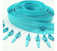 tiretto per cerniere, 3# Cerniera invisibile in nylon Cerniera lunga 5/10/20 metri 10/20/30 Cursori con bloccaggio automatico utilizzati for borse di abbigliamento