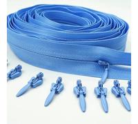 tiretto per cerniere, 3# Cerniera invisibile in nylon Cerniera lunga 5/10/20 metri 10/20/30 Cursori con bloccaggio automatico utilizzati for borse di abbigliamento