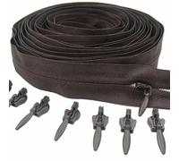 tiretto per cerniere, 3# Cerniera invisibile in nylon Cerniera lunga 5/10/20 metri 10/20/30 Cursori con bloccaggio automatico utilizzati for borse di abbigliamento