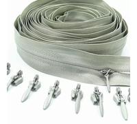 tiretto per cerniere, 3# Cerniera invisibile in nylon Cerniera lunga 5/10/20 metri 10/20/30 Cursori con bloccaggio automatico utilizzati for borse di abbigliamento