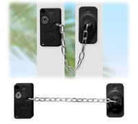 TirEurt Serrature per finestre, limitatore di allarme per porte e finestre, limitatore di allarme per bambini e animali domestici, protezione di sicurezza adatta per porte, armadi, cassetti, nero
