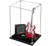 Tirff Acrilico Vetrina Teca Compatibile con Lego 21329 Ideas Fender Stratocaster, A Prova di Polvere Vetrina in Acrilico Acrylic Display Case per 21329, (Modello Lego Non Incluso) (2mm)