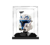 Tirff Acrilico Vetrina Teca Compatibile con Lego 75349 Star Wars Casco di Captain Rex, Acrylic Display Case Acrilico Vetrina Scatola di Acrilico per 75349 (Modello Lego Non Incluso)