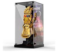 Tirff Acrilico Vetrina Teca Compatibile con Lego 76191 Super Heroes Marvel Guanto dell'Infinito di Thanos, A Prova di Polvere Vetrina in Acrilico Acrylic Display Case (Modello Lego Non Incluso)