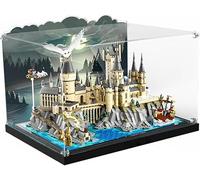 Tirff Acrilico Vetrina Teca Compatibile con Lego 76419 Castello e giardini di Hogwarts, Acrylic Display Case Acrilico Vetrina Scatola di Acrilico per 76419 (Modello Lego non incluso)