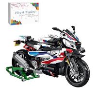 Tirff Technik - Blocco da costruzione per moto, per BMW M 1000 RR, 912 pezzi MOC, gioco di costruzione, modello di moto da collezione, modello compatibile con Lgo