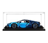 Tirff Vetrina in Acrilico Compatibile con Lego 42083 Bugatti Chiron, Vetrina per Modelli, Scatola per Espositore Protetta dalla Polvere per 42083 (Senza Kit del Modello) (Tipo 1)