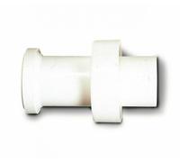 TIRINNANZI - PROLUNGA DN. 100 MM. CON ROSONE PER SCARICHI WC A PARETE 225800PB