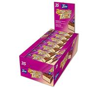Tirma Ambrosia Barrette ripiene al latte 752,5g | Cioccolato al latte con ripieno | spuntino dolci confezionati | Barrette singole incartate | Dolci da viaggio | Dessert tradizionale delle Canarie