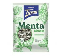 Tirma Caramelle Morbide Gusto Menta 125 g | Singolarmente Incartate | Caramelle da masticare | Dolci rinfrescanti | Perfette per l'ufficio, l'inverno e per rinfrescare l'alito | Senza glutine