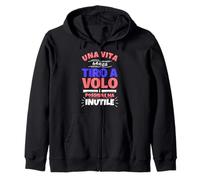 TIRO A Volo Regalo Divertente atleta Sport - Una Vite Senza Felpa con Cappuccio