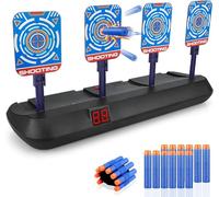 Tiro al Bersaglio per Nerf,Bersaglio Digitale Elettrico, 20 Proiettili, Giochi Bambini Bimbi 3 4 5 6 7 8 9 10 anni Gioco di Tiro Interno Esterno Regalo Natale Compleanno