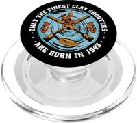 Tiro al piattello Nato nel 1943 Compleanno Tiro al piattello PopSockets PopGrip per MagSafe