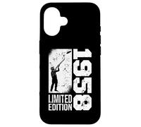 Tiro al piattello Nato nel 1958 Compleanno Tiro al piattello Custodia per iPhone 16