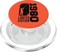 Tiro al piattello Nato nel 1980 Compleanno Tiro al piattello PopSockets PopGrip per MagSafe