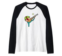 Tiro al Piccione di Argilla Maglia con Maniche Raglan