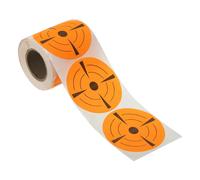 Tiro Bersaglio Adesivi 3",200pz per Tiro Pratica,Arancio