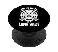 Tiro con l'arco Miglior papà da un colpo lungo PopSockets PopGrip Adesivo