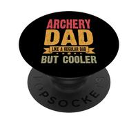 Tiro con l'arco papà come un papà normale ma più fresco PopSockets PopGrip Adesivo