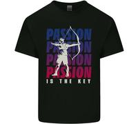Tiro Con L'Arco Passione È Chiave Arciere T-Shirt Ragazzi Ragazze