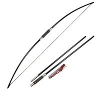 Tiro con L'Arco Tradizionale Arco Longbow Takedown Arco Ricurvo Arco Lungo 25-70lbs Longbow Inglese Arco da Caccia Archi Ricurvi per Adulti